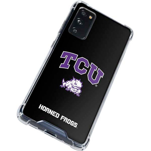 TCU Horned Frogs Logo Galaxy S20 FE Clear Case